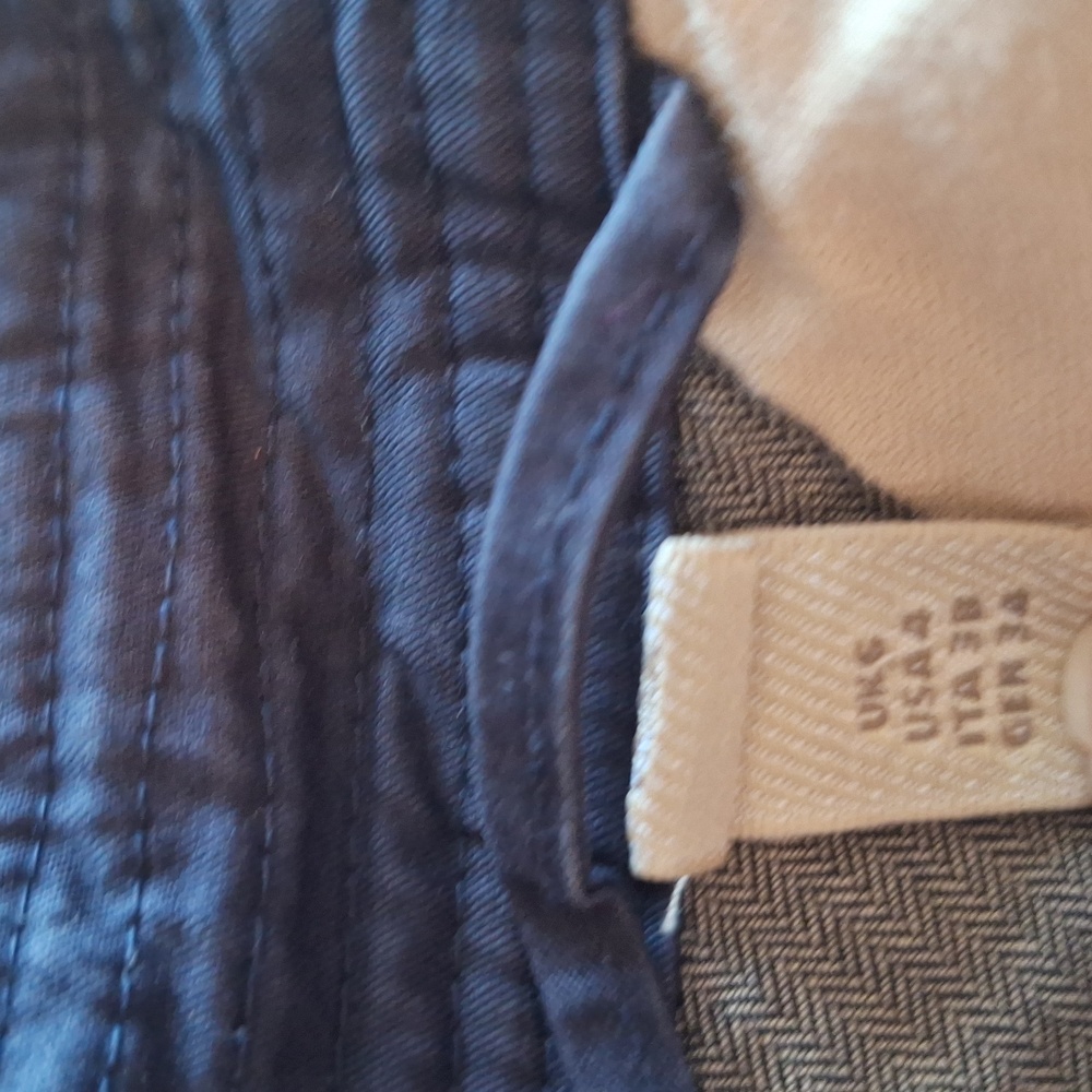 Spring Showers Brit Burberry Navy Double-Breasted Trench Coat Size 4 - Picture 13 of 13